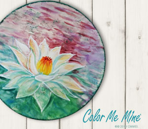 Colorado Springs Lotus Flower Plate