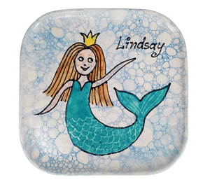 Colorado Springs Mermaid Plate