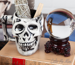 Colorado Springs Antiqued Skull Mug