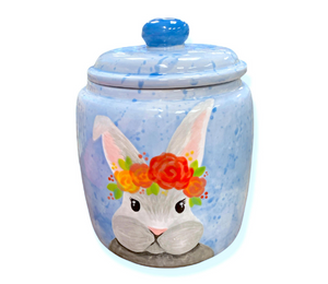 Colorado Springs Watercolor Bunny Jar