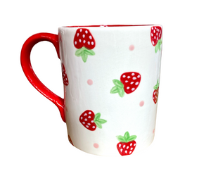 Colorado Springs Strawberry Dot Mug