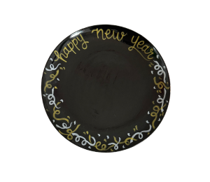 Colorado Springs New Year Confetti Plate