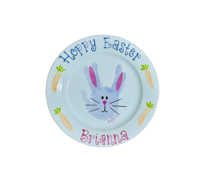 Colorado Springs Easter Bunny Plate