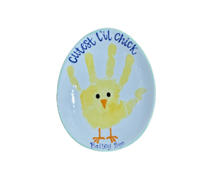 Colorado Springs Little Chick Egg Plate