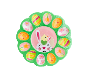 Colorado Springs Easter Sherbet Egg Plate