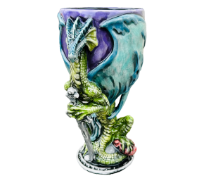 Colorado Springs Antique Dragon Goblet